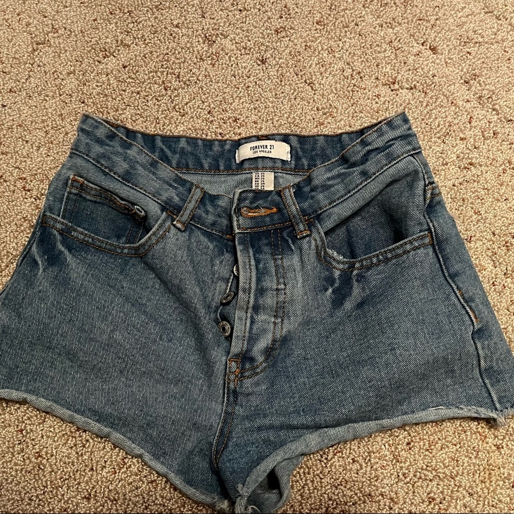 Blue Denim shorts F21